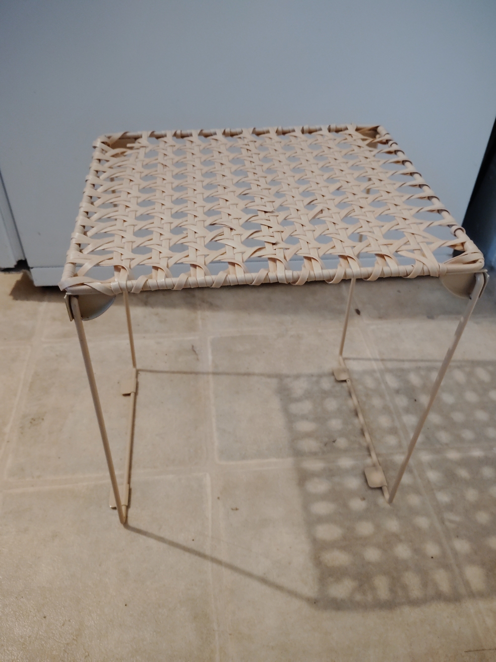 Woven Square Accent Shelf